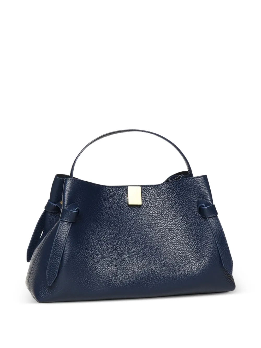 Yuzefi Gyoza shopper van bewerkt leer Blauw