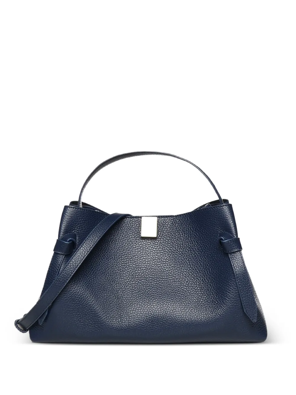 Yuzefi pebble-grain leather tote-bag - Blu