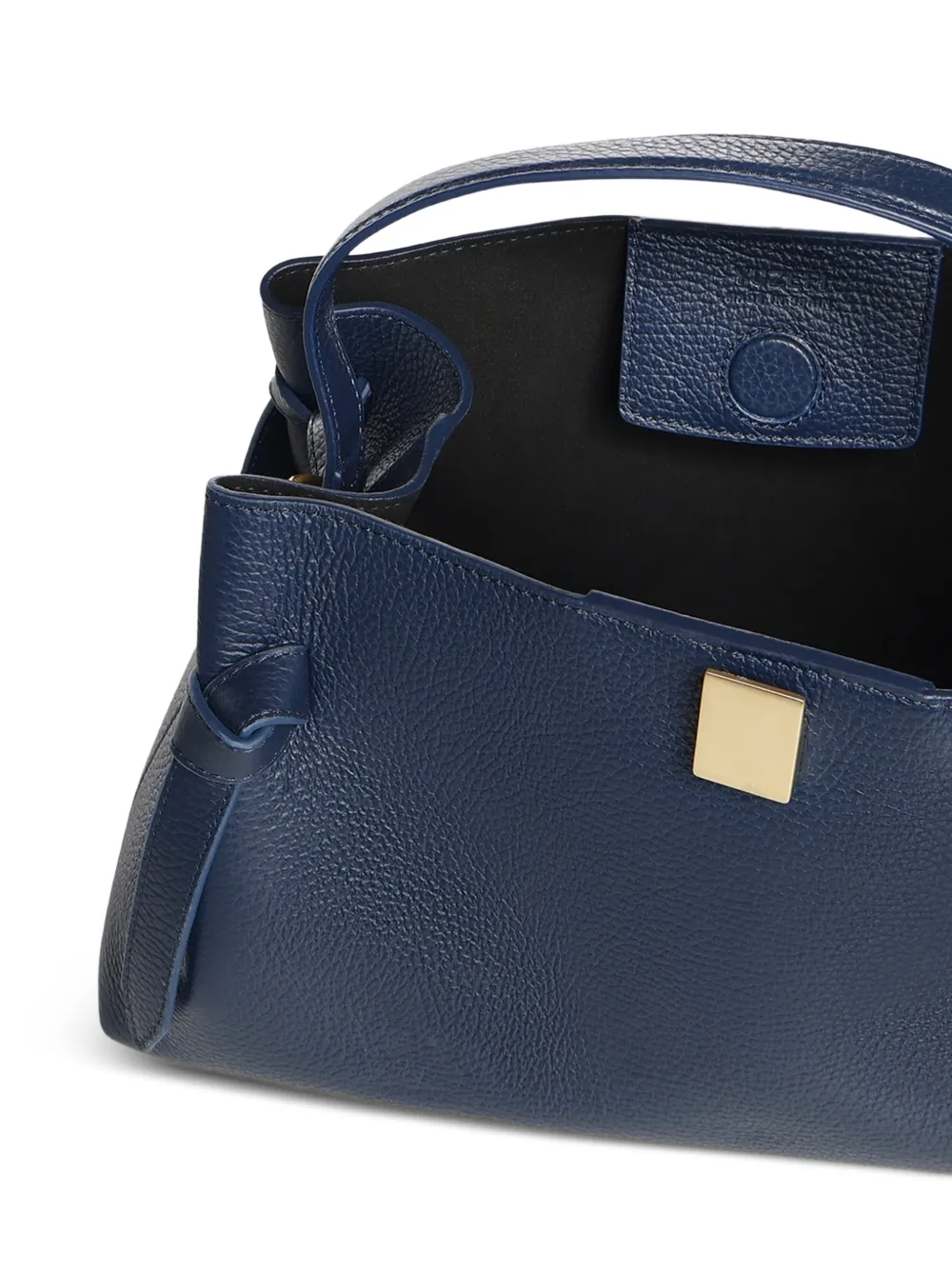 Yuzefi Gyoza shopper van bewerkt leer Blauw