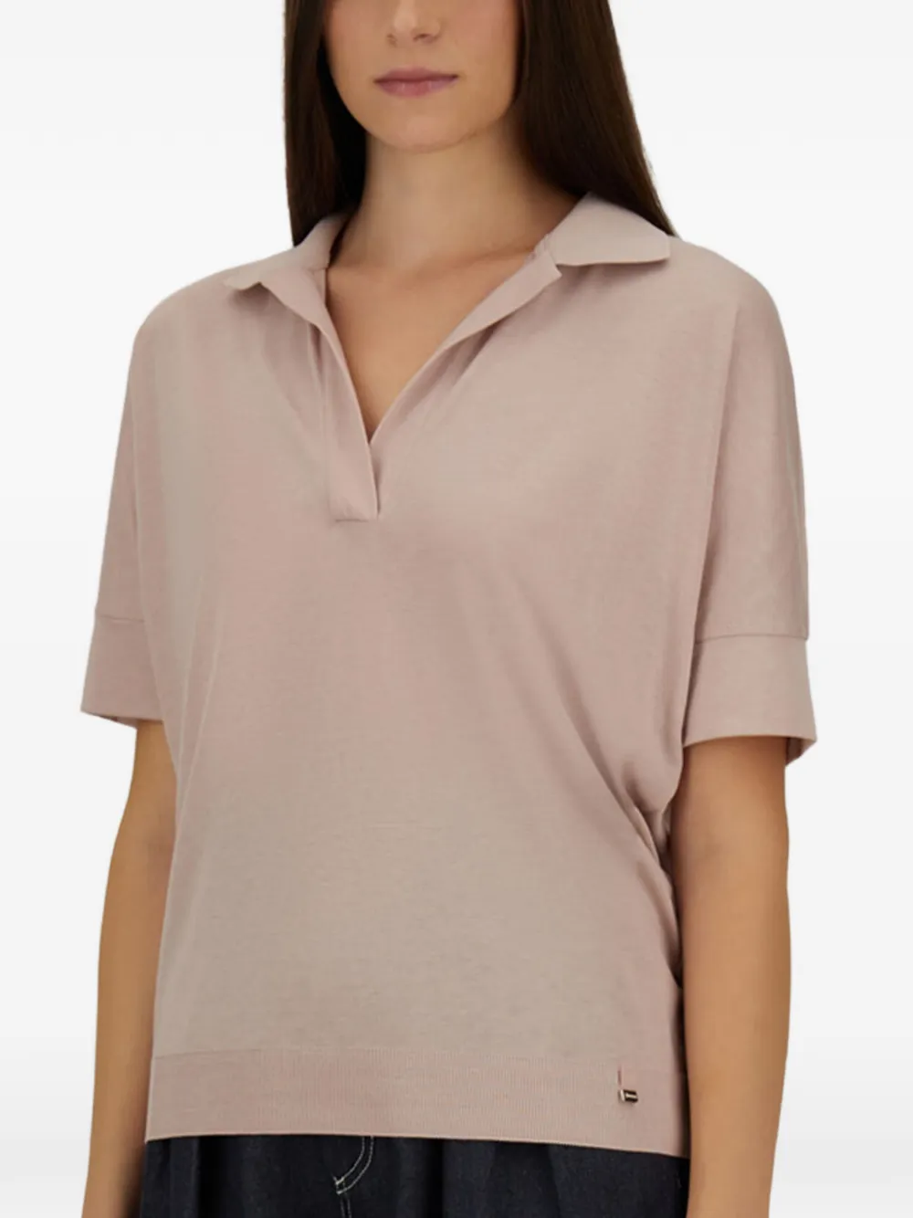 Herno Poloshirt met korte mouwen Roze
