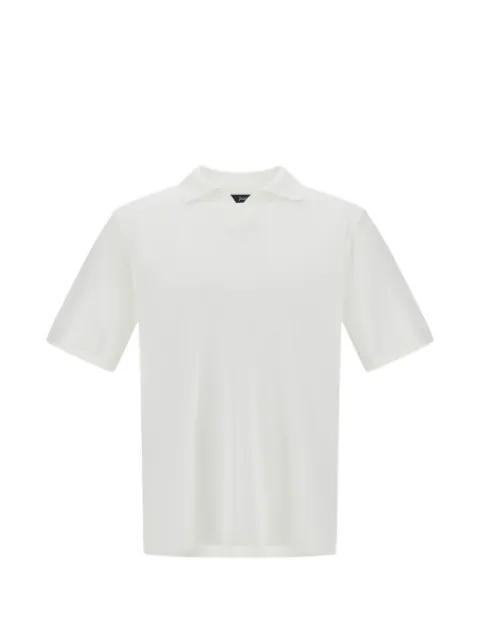 Herno knitted cotton polo shirt