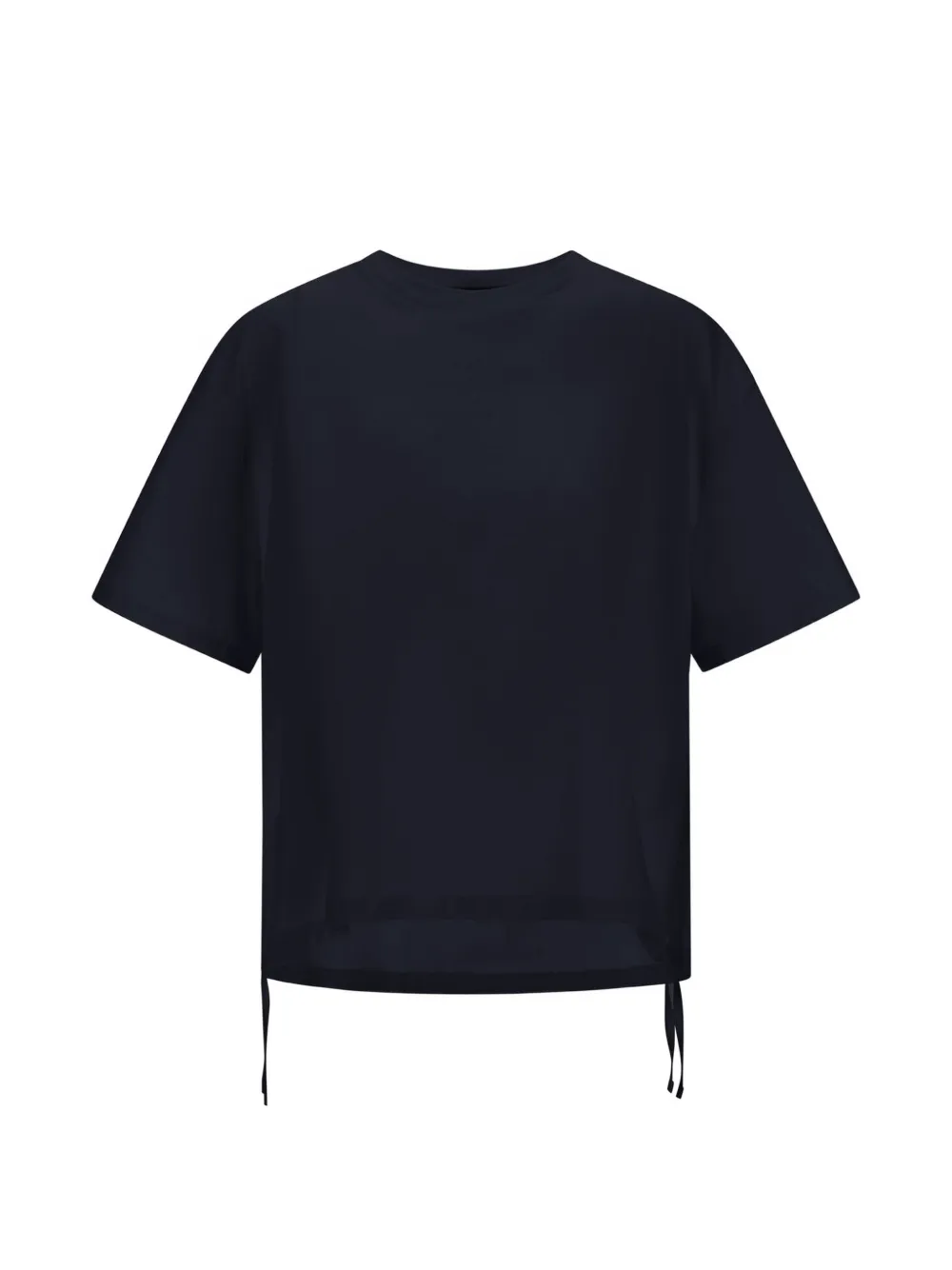 Herno drawstring-hem T-shirt - Nero