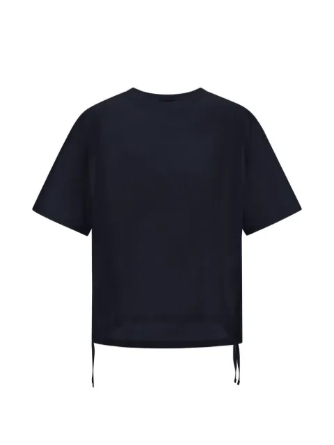 Herno drawstring-hem T-shirt