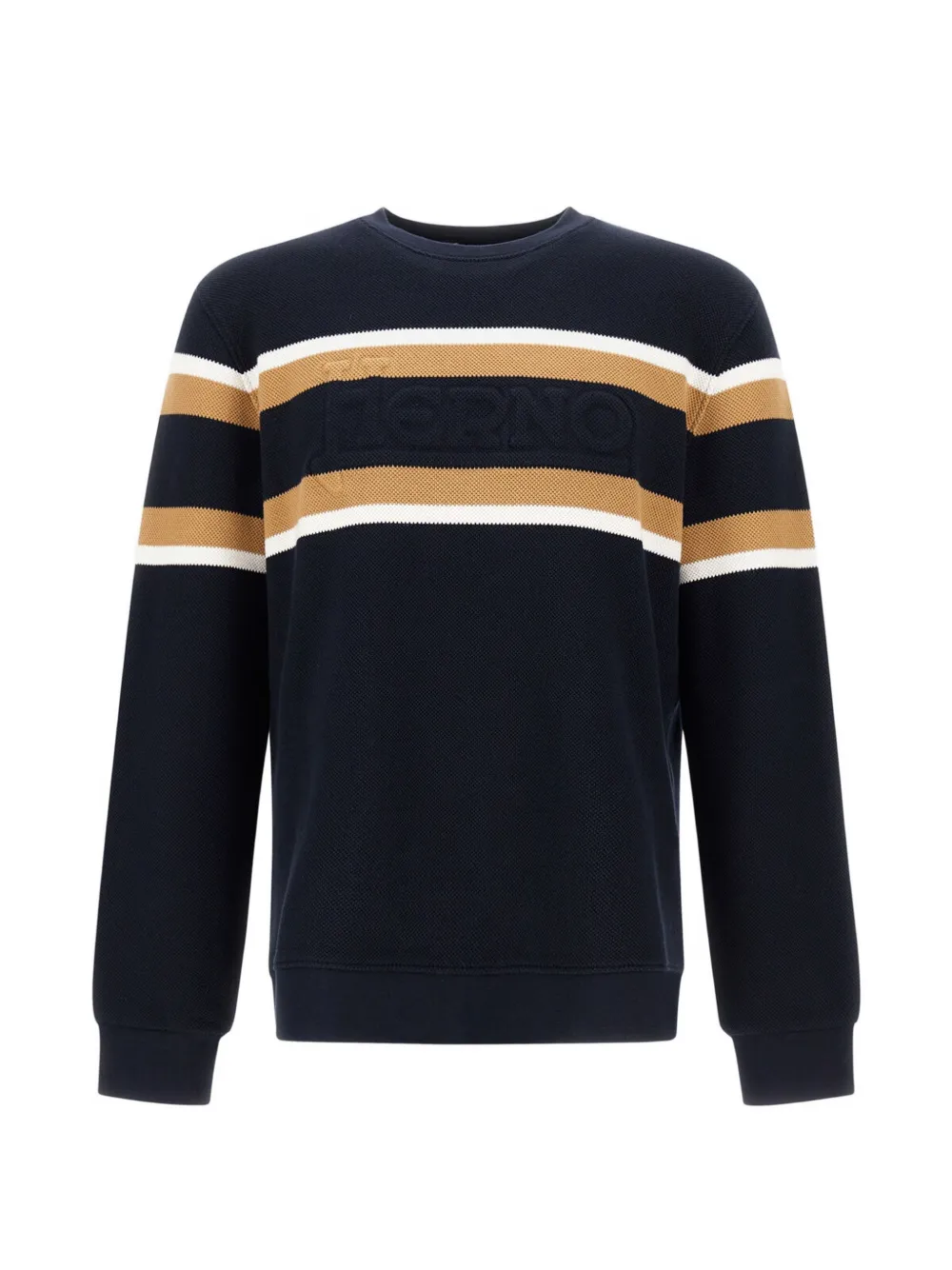 Herno Gestreepte sweater Blauw