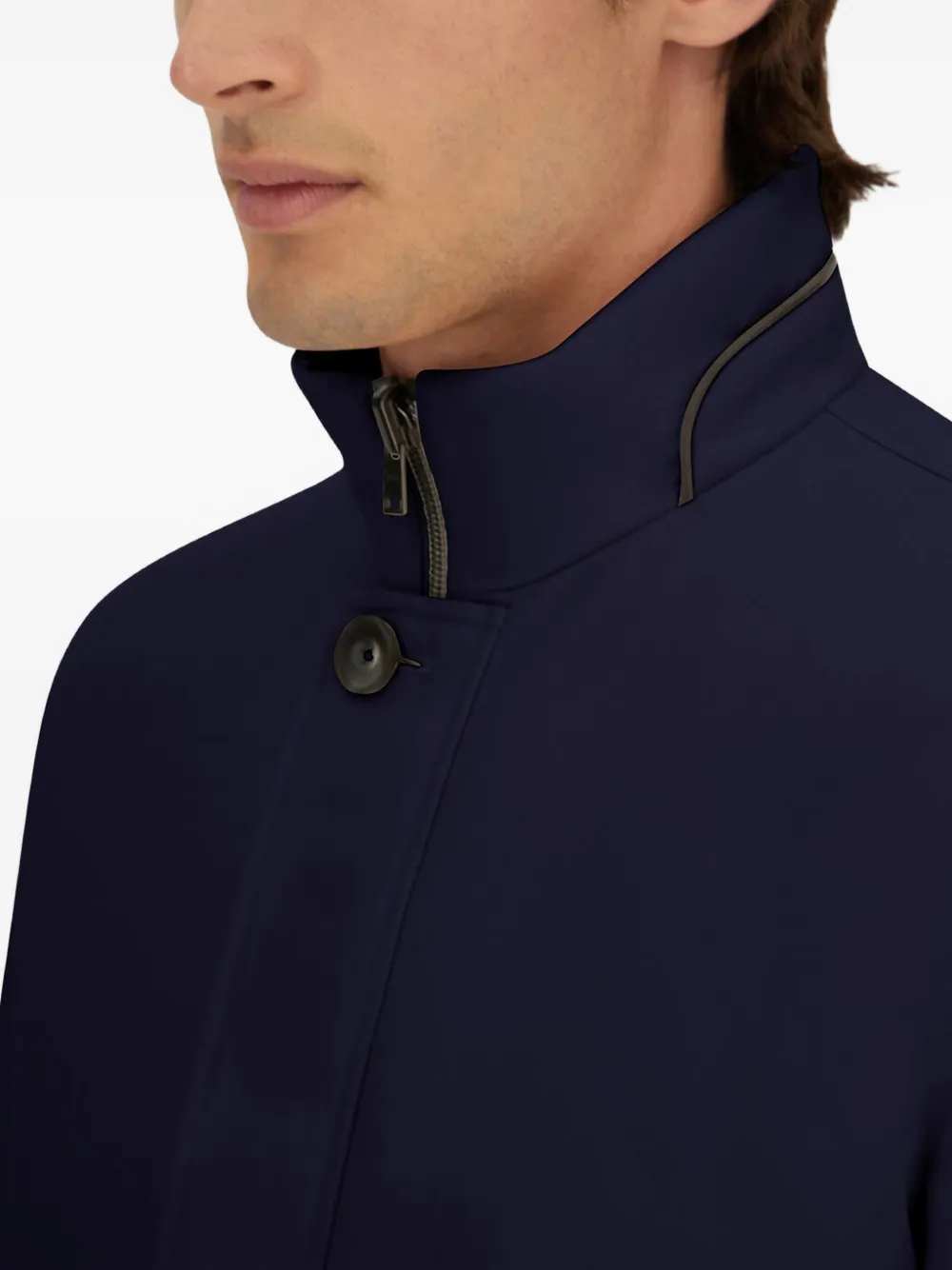Herno Omkeerbaar jack Blauw