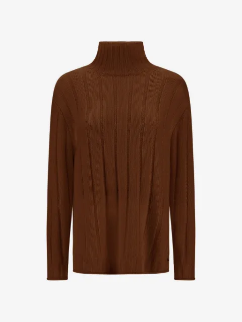 Herno jersey con cuello vuelto