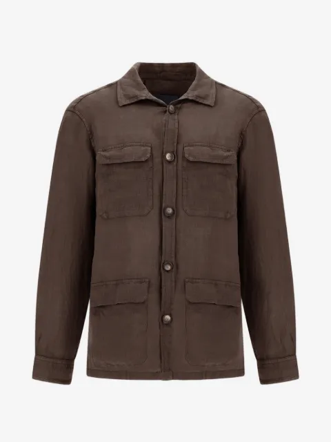 Herno sobrecamisa con bolsillos con solapa