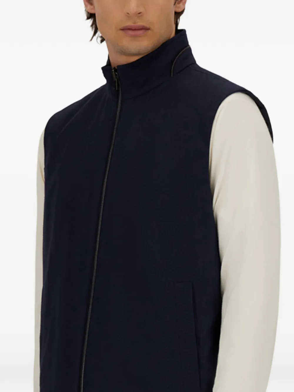 Herno Omkeerbare bodywarmer Blauw