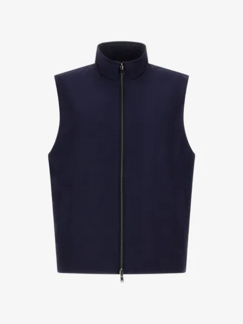 Herno chaleco reversible con cuello alto