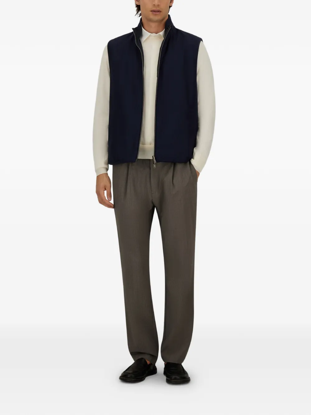 Herno Omkeerbare bodywarmer Blauw