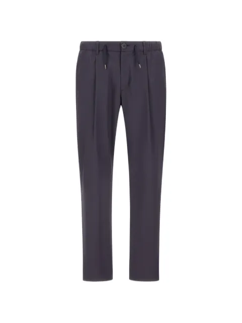 Herno drawstring-fastening trousers