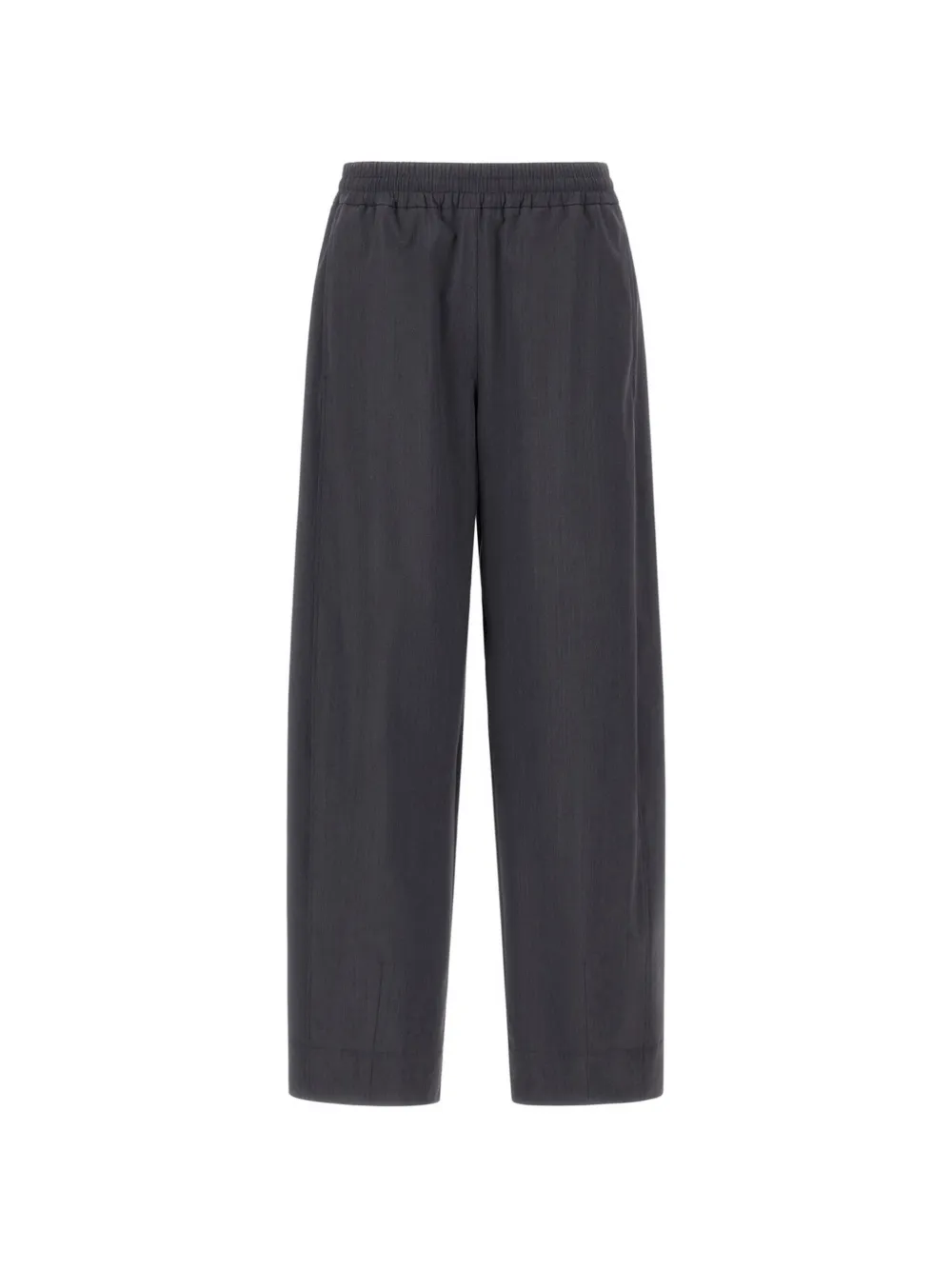 Herno elasticated-waist cropped trousers - Grigio