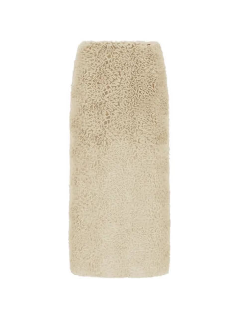 Herno georgette straight skirt