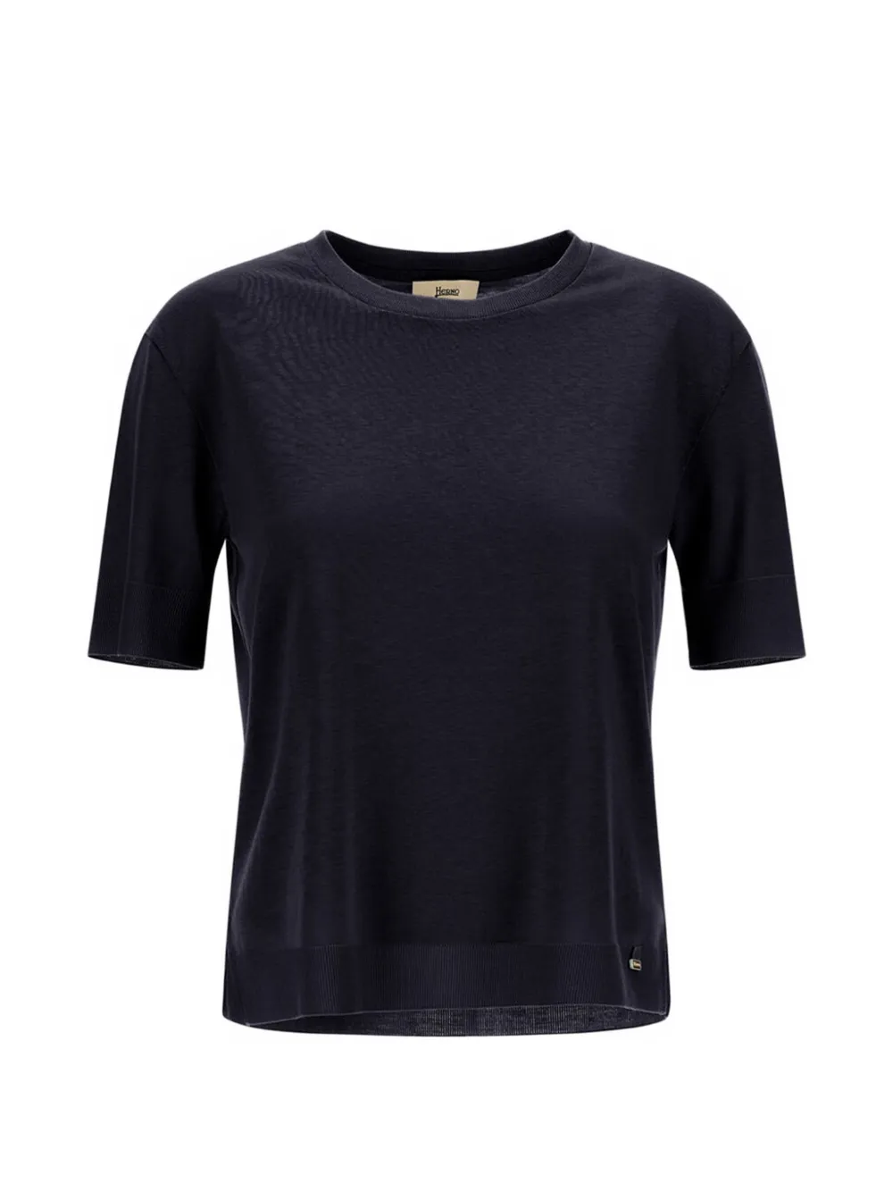 Herno ribbed T-shirt - Blu