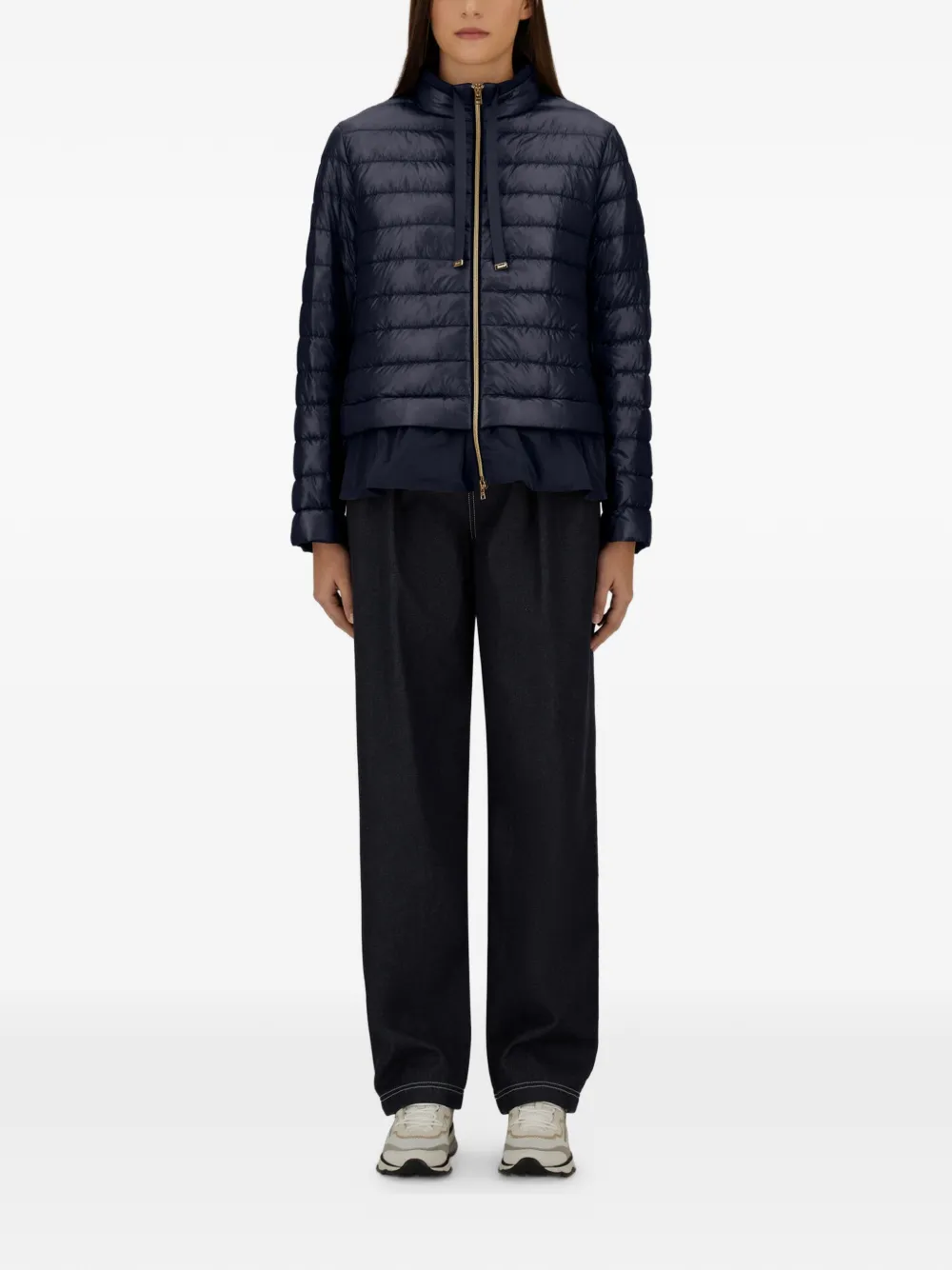 Herno Gewatteerd jack Blauw