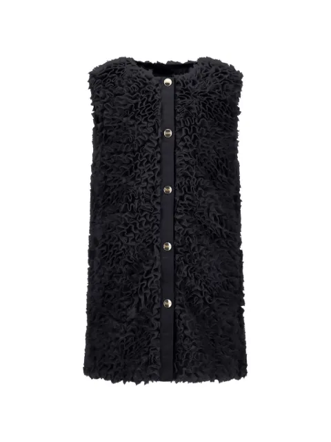 Herno Kids ruffled georgette gilet