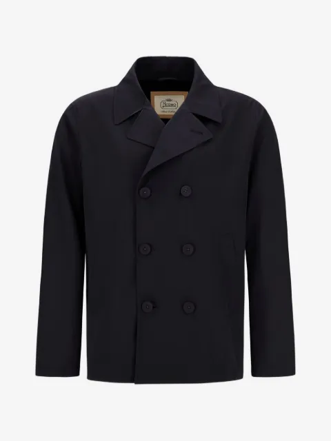 Herno double-breasted peacoat