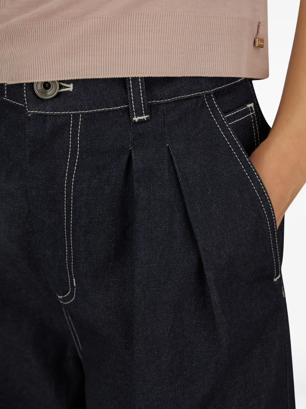 Herno Plooibroek Blauw