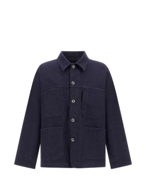 Herno Giacca denim con tasche applicate