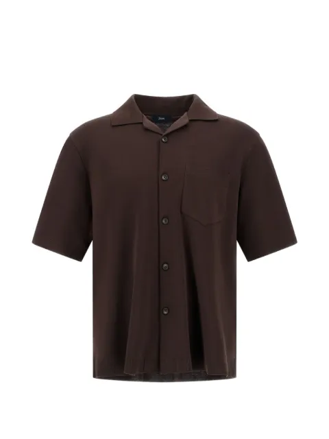 Herno chest-pocket short-sleeve shirt
