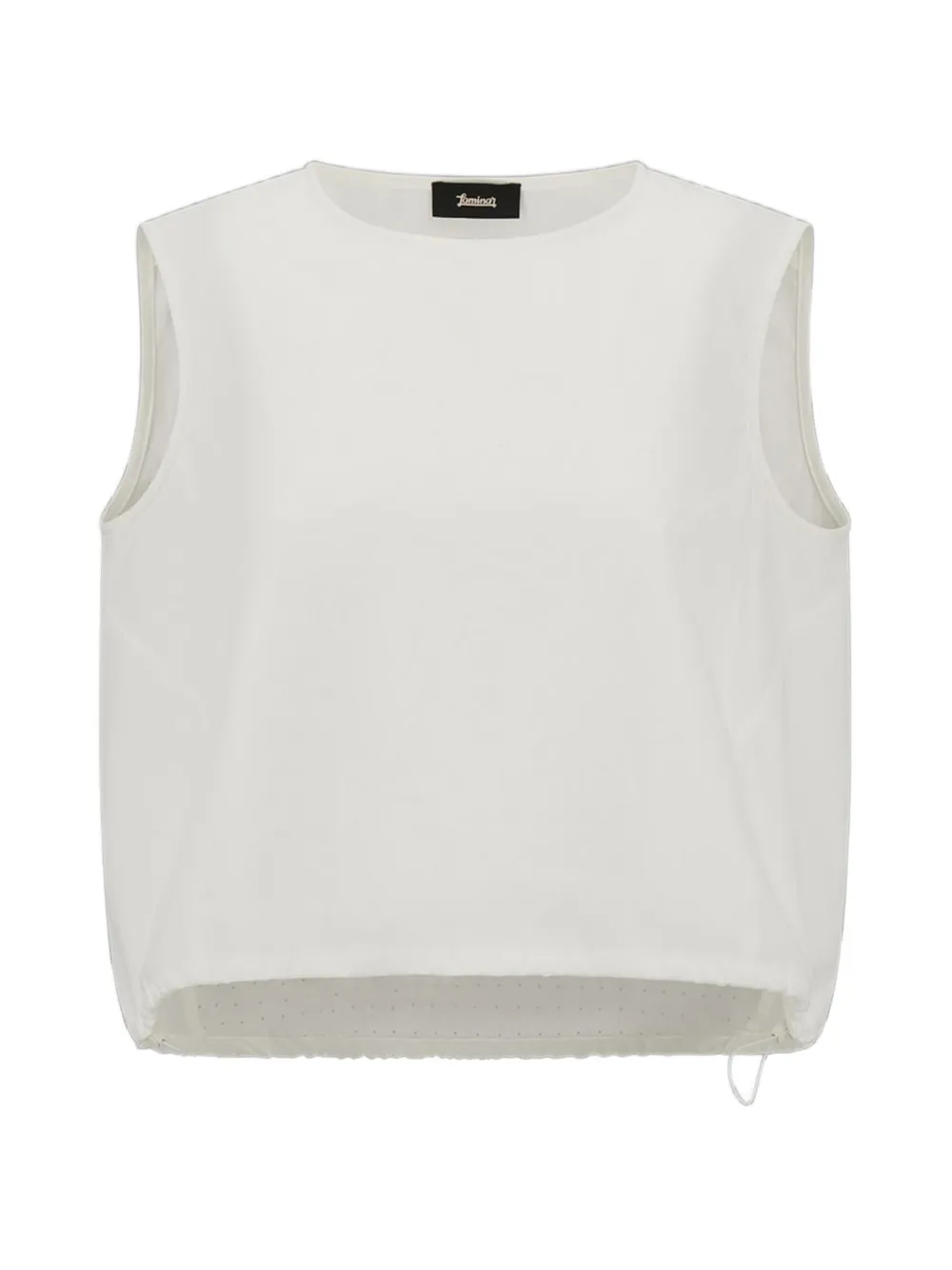 Laminar crew-neck tank top - Weiß
