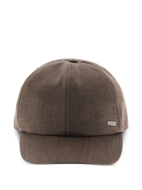 Herno metal-logo baseball cap