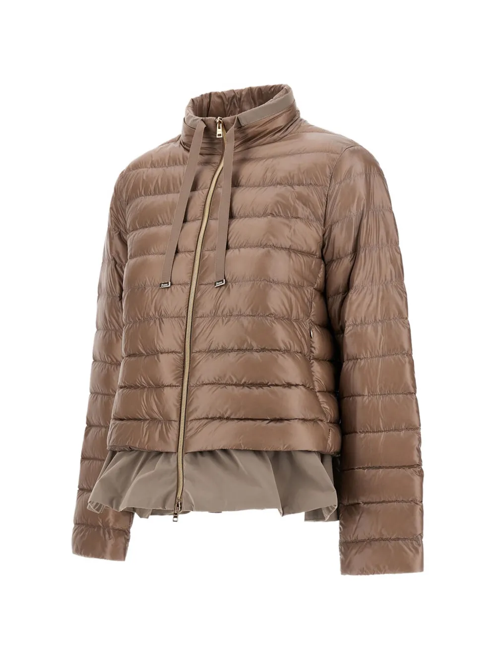 Herno Gewatteerd jack met patroon Beige
