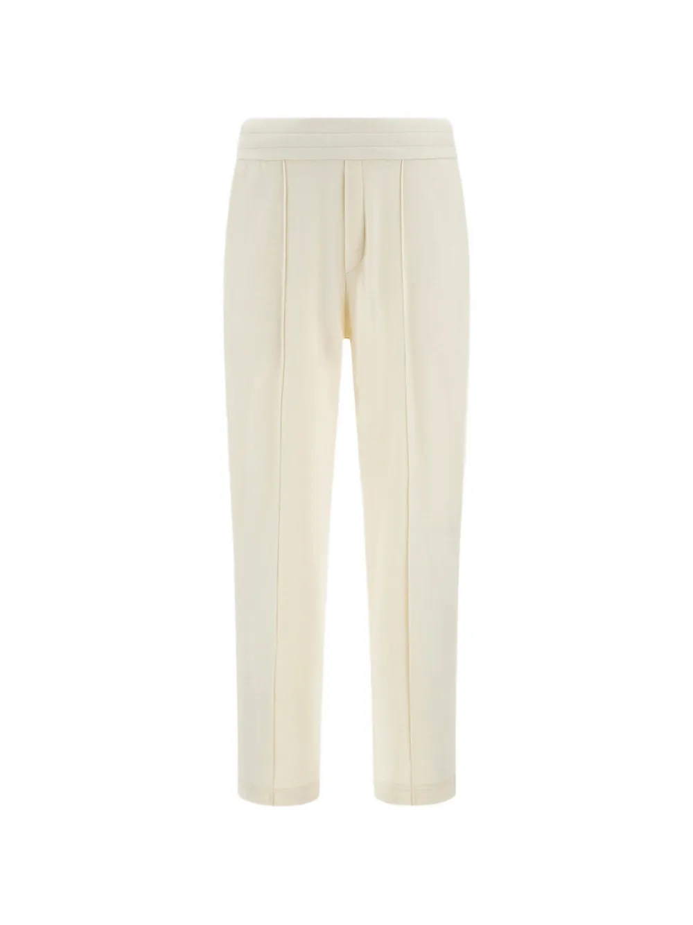 Herno elasticated-waist pleated trousers - Bianco