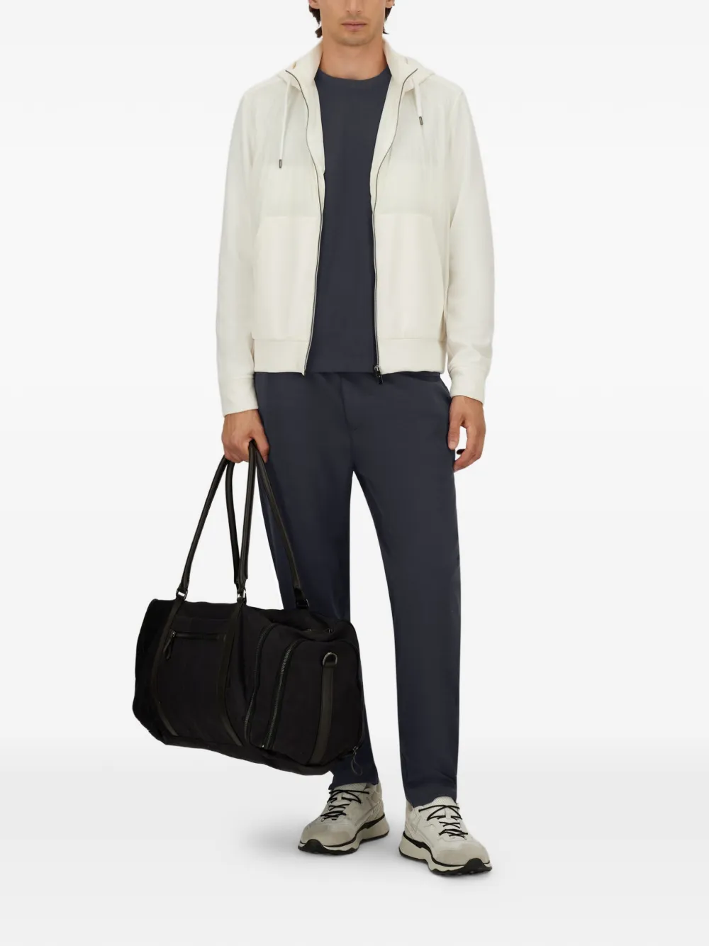 Herno Broek met elastische taille Blauw