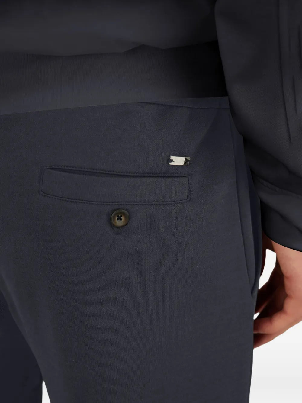Herno Broek met elastische taille Blauw