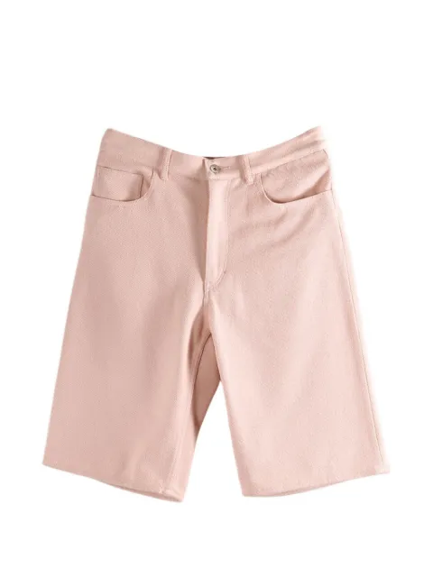 Auralee Nep denim bermuda shorts