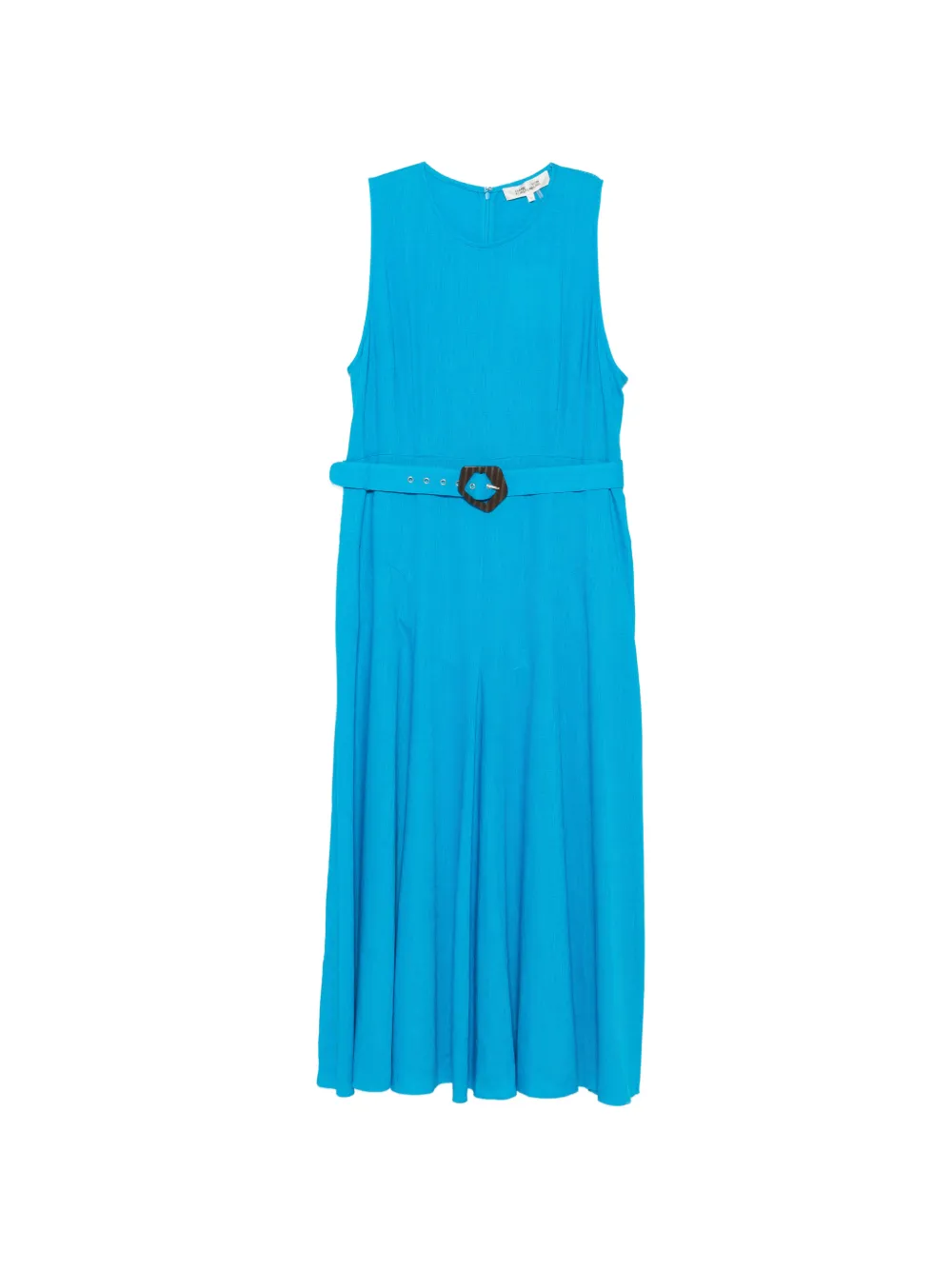 Dvf Vintage Elliot belted sleeveless midi dress