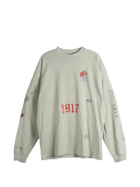 Balenciaga graphic-print long-sleeve T-shirt