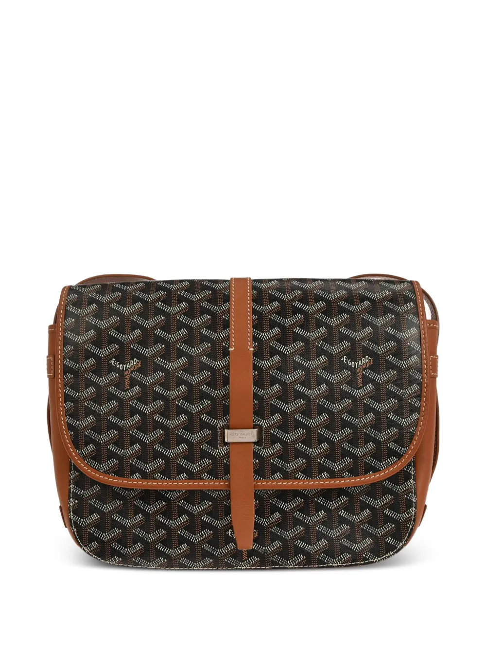 Goyard Pre-Owned 2019 MM Belvedere II patterned shoulder bag - Toni neutri