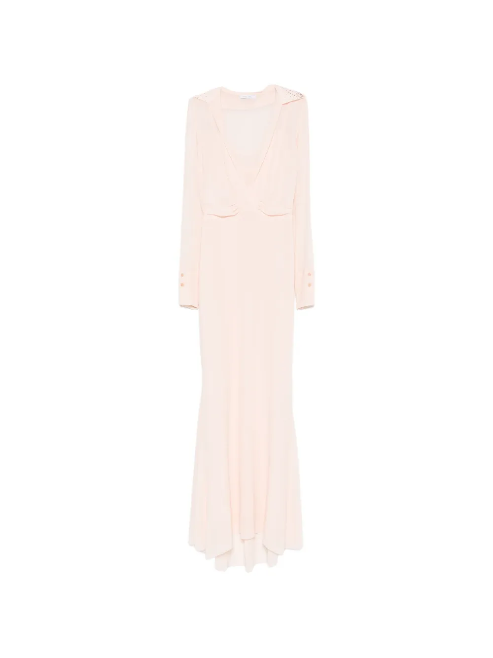 Patrizia Pepe crystal-embellished maxi dress - Rosa