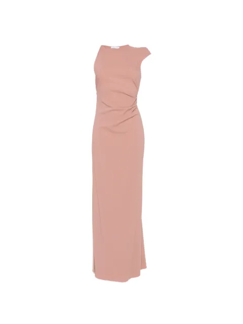 Patrizia Pepe gathered cut-out maxi dress