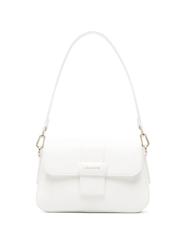 Lacoste スモールフラップショルダーバッグ | ホワイト | FARFETCH JP
