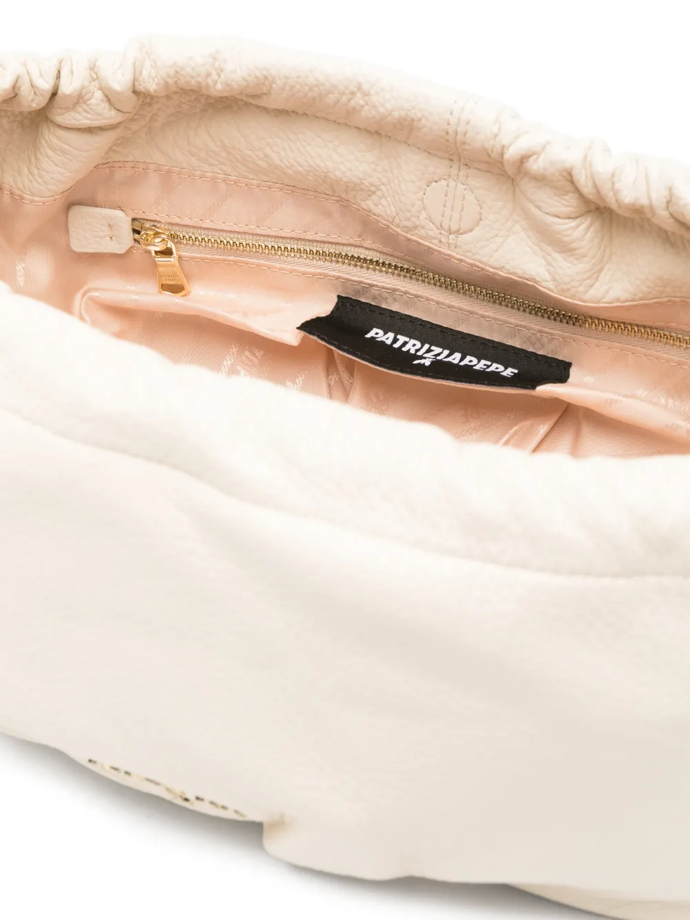 Patrizia Pepe Crossbodytas met trekkoord Beige