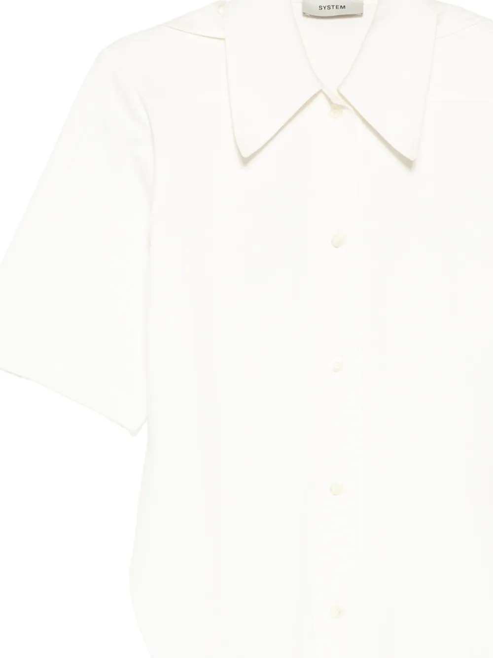 System Camisa De Manga Corta - Neutro 