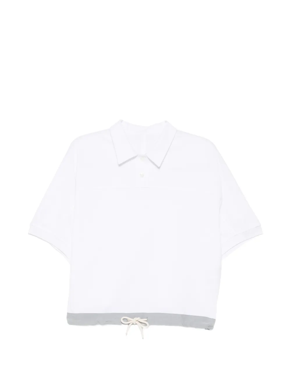 System color-block polo top - Toni neutri