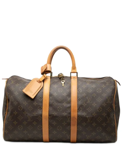Louis Vuitton Pre-Owned Borsa da viaggio Keepall 45 con monogramma 1990