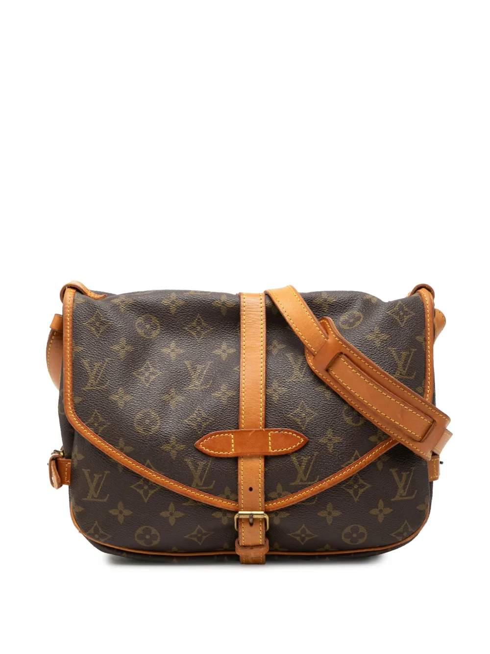 Louis Vuitton Pre-Owned 1993 Monogram Saumur 30 crossbody bag - Marrone