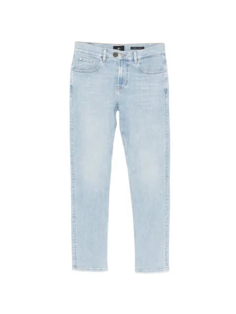 7 For All Mankind Slimmy Tapered logo-patch jeans