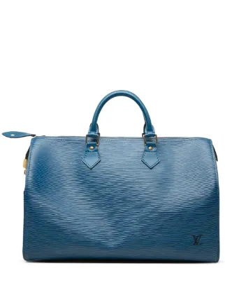 Louis Vuitton Pre-Owned 1994 Epi Speedy 35 Boston Bag | Blue 