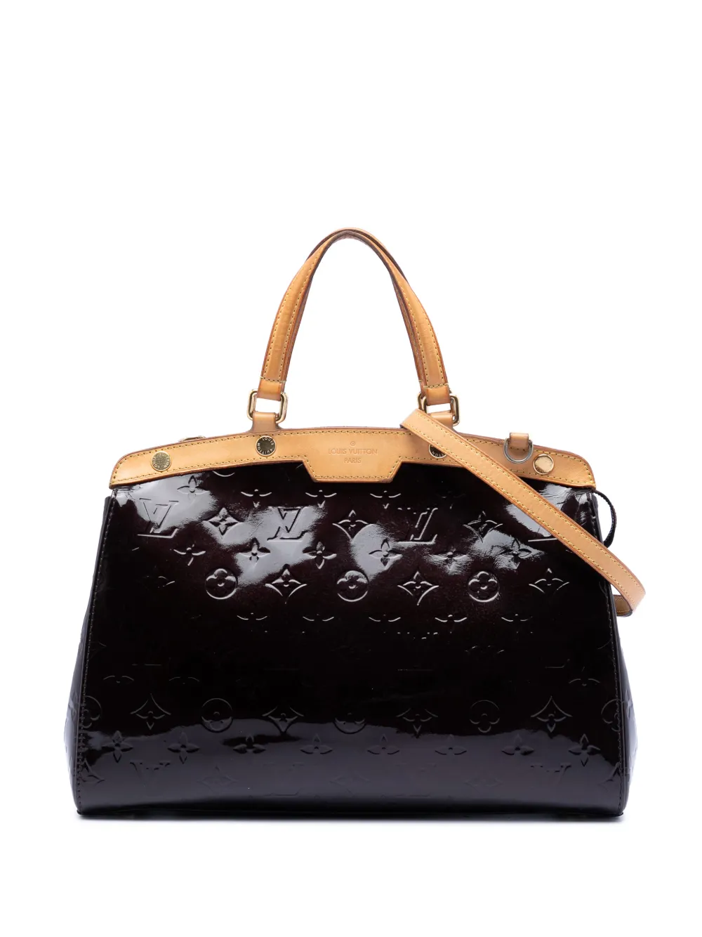 Louis Vuitton Pre-Owned 2012 Monogram Vernis Brea MM satchel - Viola
