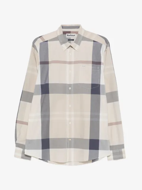 Barbour tartan-pocket shirt