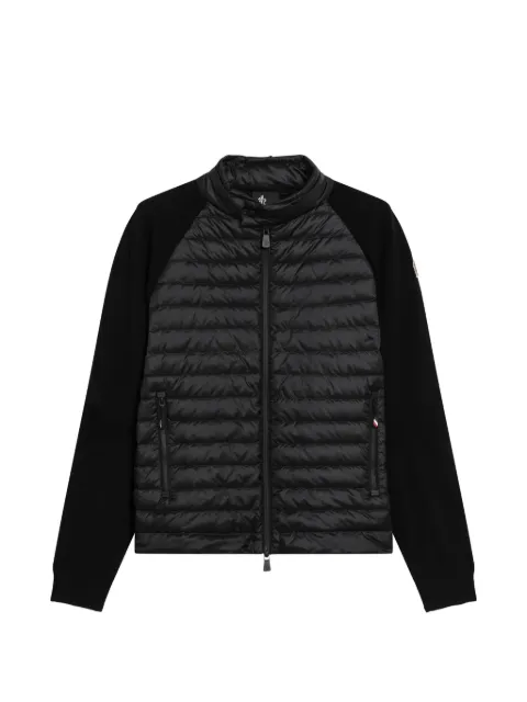 Moncler Grenoble quilted zip sweater