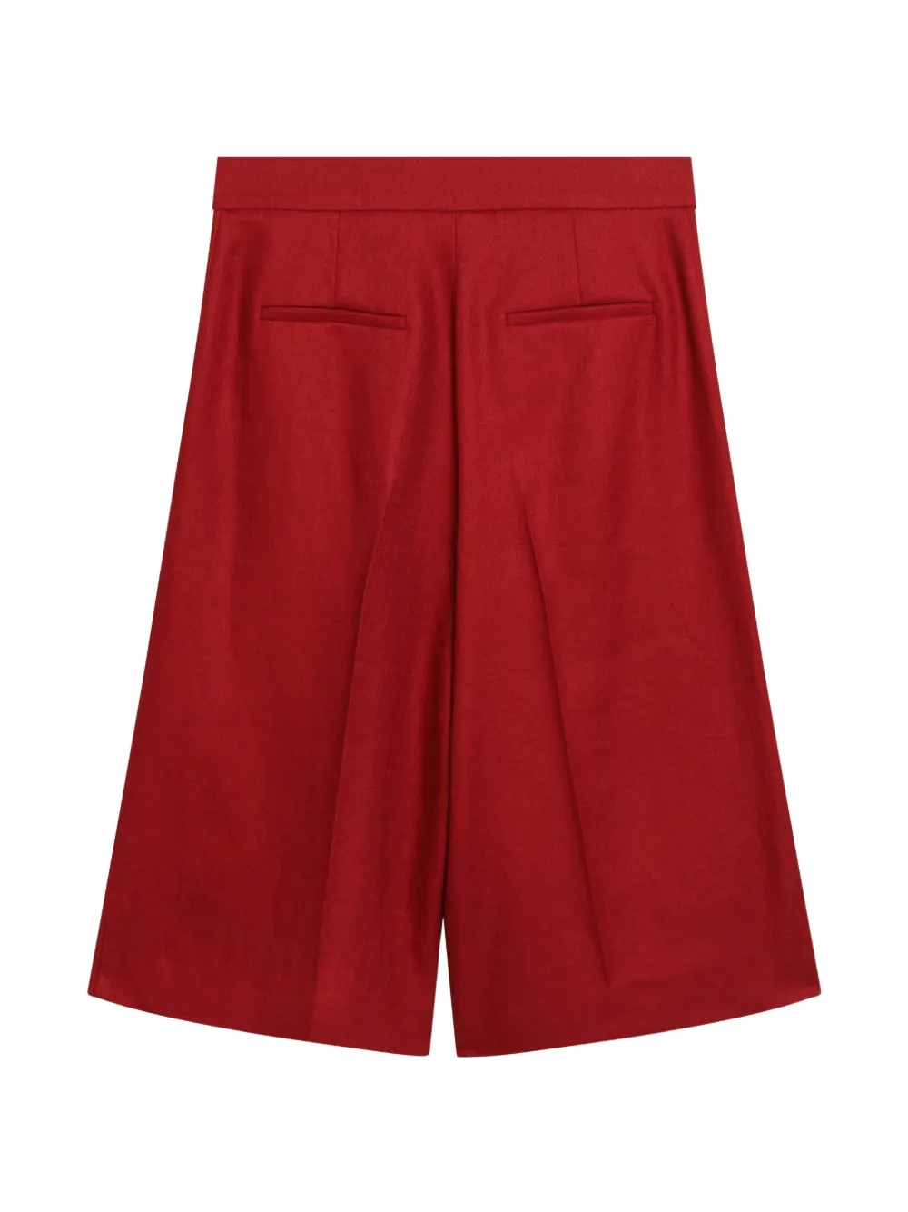 Max Mara Linnen bermuda shorts Rood