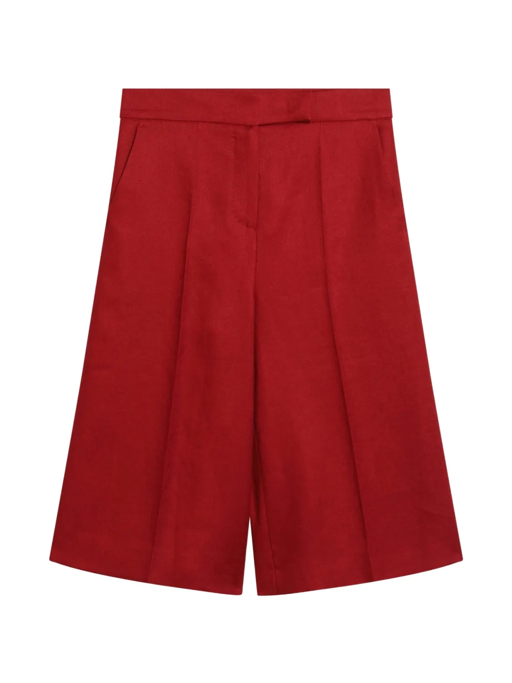 Max Mara linen bermuda shorts - Rosso