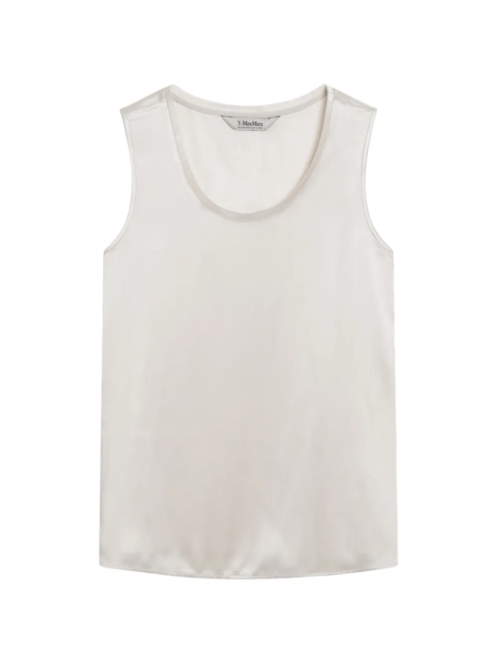 'S Max Mara satin top - Weiß